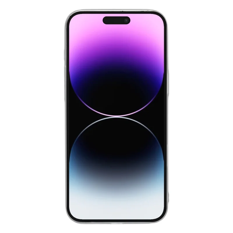 JAUCASE For iPhone 14 Pro Magnetic Case Matte Clear Hard PC Phone Back Cover - White