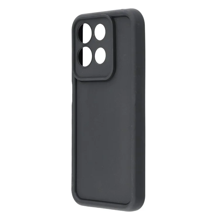 Capa para Motorola Moto G15 4G com Design Ranhurado TPU Antiderrapante - Preto