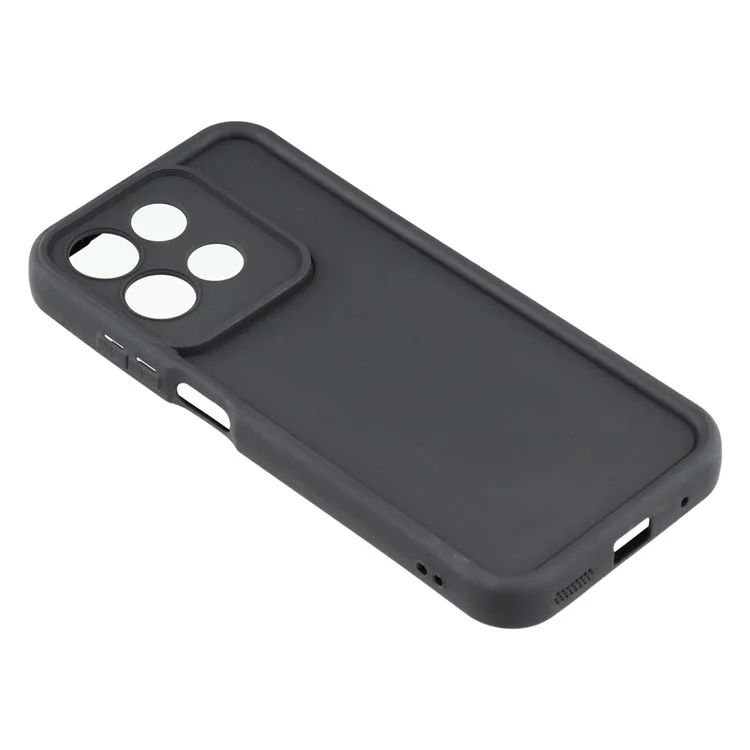 Capa para Motorola Moto G15 4G com Design Ranhurado TPU Antiderrapante - Preto