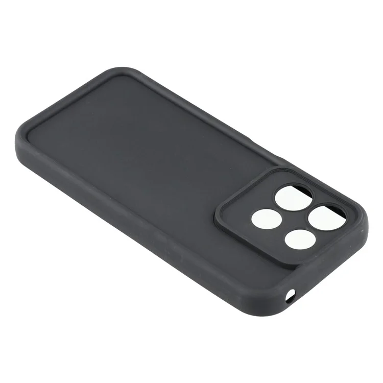 Capa para Motorola Moto G15 4G com Design Ranhurado TPU Antiderrapante - Preto