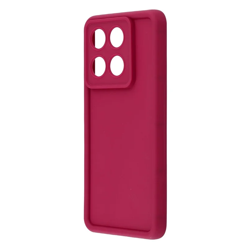 Capa para Motorola Edge 60 Fusion 5G com Design Estriado em TPU Antiderrapante - Vermelho