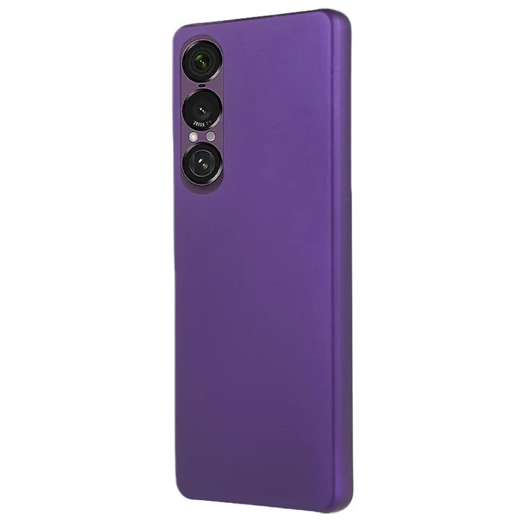For Sony Xperia 1 VII Case Hard PC Drop Proof Frosted Minimalist Phone Cover - Purple