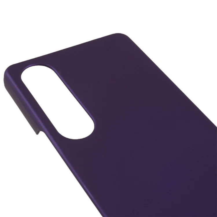 For Sony Xperia 1 VII Case Hard PC Drop Proof Frosted Minimalist Phone Cover - Purple