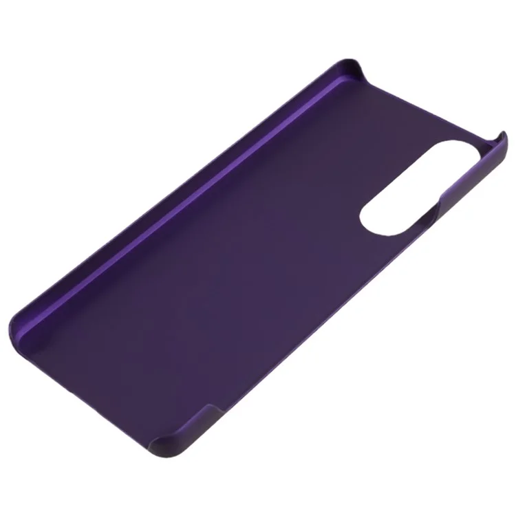 For Sony Xperia 1 VII Case Hard PC Drop Proof Frosted Minimalist Phone Cover - Purple