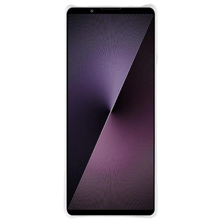 Cover per Sony Xperia 1 VII Custodia Rigida Antiurto Effetto Opaco Minimale - Bianco