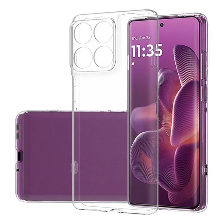 Per Motorola Edge 60 5G / Edge 60 Fusion 5G Cover Posteriore Ultra Sottile Flessibile TPU Custodia Trasparente per Cellulare