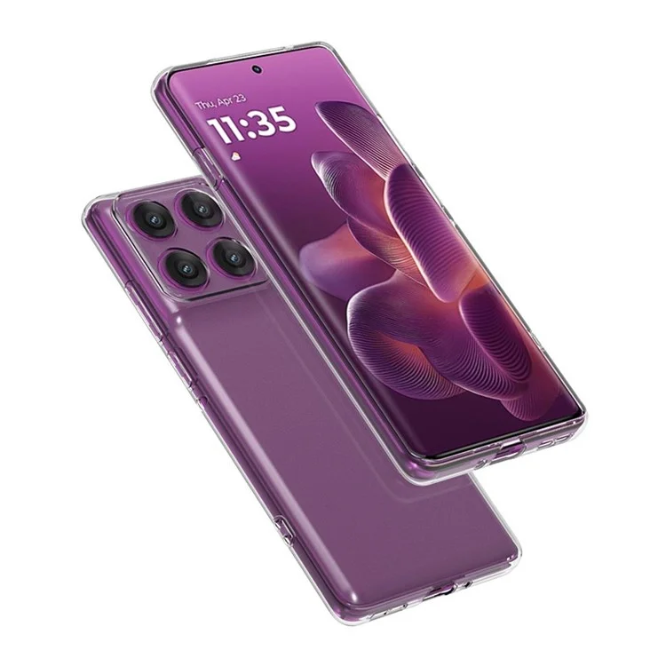 Per Motorola Edge 60 5G / Edge 60 Fusion 5G Cover Posteriore Ultra Sottile Flessibile TPU Custodia Trasparente per Cellulare