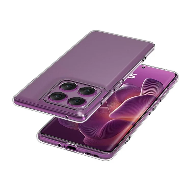Per Motorola Edge 60 5G / Edge 60 Fusion 5G Cover Posteriore Ultra Sottile Flessibile TPU Custodia Trasparente per Cellulare