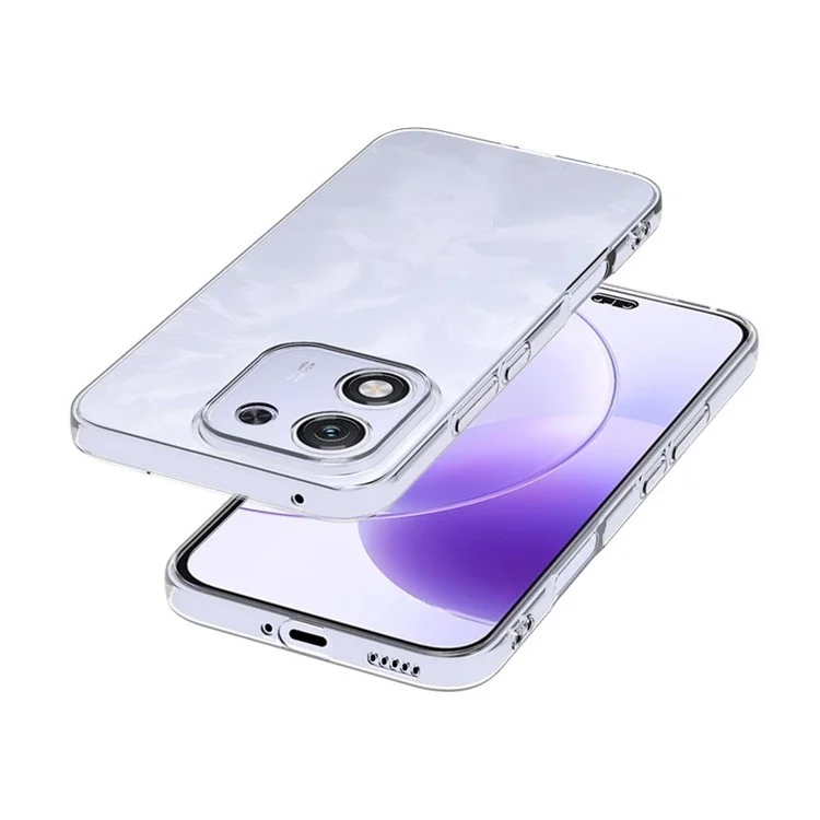Funda trasera para Honor X70i, ultrafina, flexible, de TPU transparente para teléfono móvil