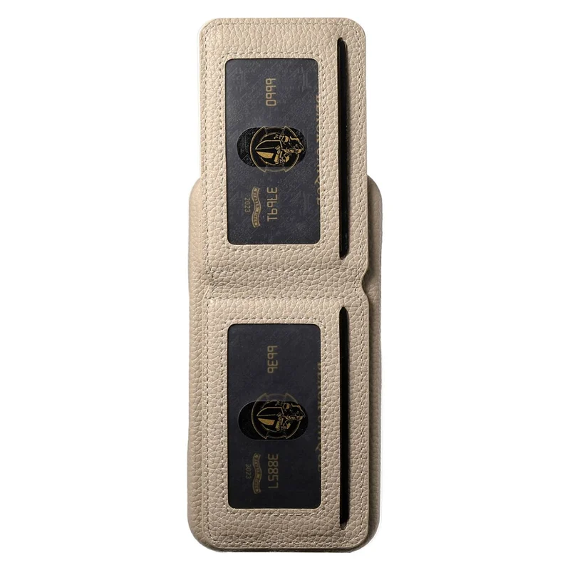 Capa para Samsung Galaxy A05s 4G com Bloqueio RFID para Cartão, Textura de Couro Estilo Couro de Lichia, Cor Cáqui
