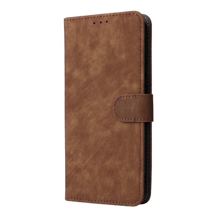 For Infinix Note 50s 5G X6870 Case Wallet RFID Blocking PU Leather Phone Cover Stand with Strap - Brown