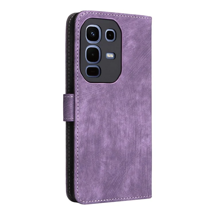 For Infinix Note 50s 5G X6870 Case Wallet RFID Blocking PU Leather Phone Cover Stand with Strap - Purple