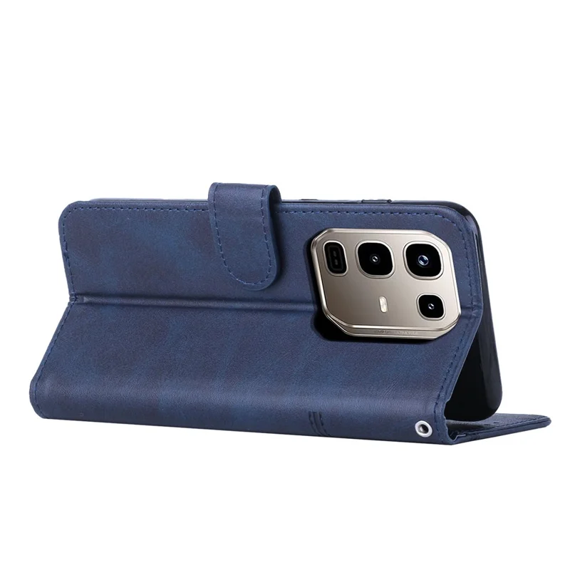 Funda protectora de cuero con soporte para Infinix Note 50x 5G - Azul