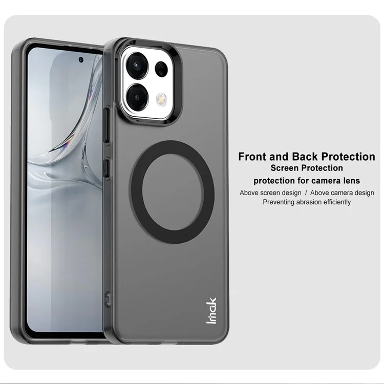 Чехол IMAK для Oppo K13 5G / K12s, совместимый с MagSafe, из поликарбоната и термопластичного полиуретана для защиты задней крышки телефона