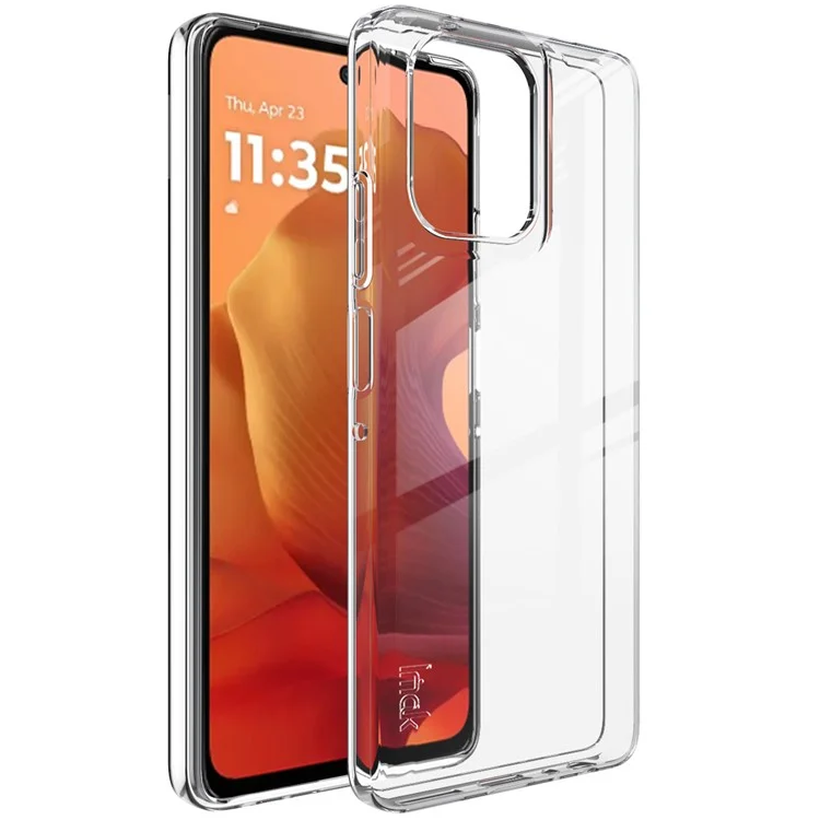 Funda IMAK UX-10 Series para Motorola Moto G Power (2025) Carcasa Transparente de Silicona Blanda para Móvil