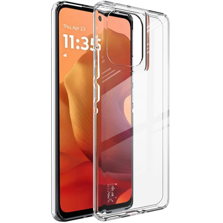 Capa de Celular IMAK UX-10 Series para Motorola Edge 50 5G / 50 Pro 5G Transparente, Capa Traseira Macia em TPU