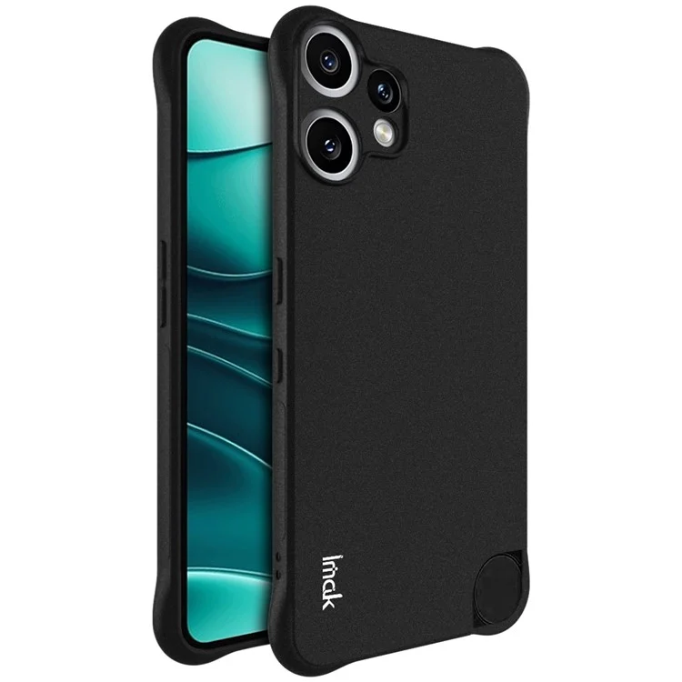 Funda IMAK para Nothing CMF Phone 2 Pro - Carcasa de TPU con Protección Antichoque por Airbag - Negro Mate