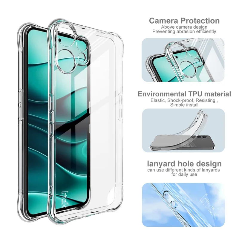 IMAK For Nothing CMF Phone 2 Pro Case TPU Phone Cover Airbag Shockproof Protection - Transparent