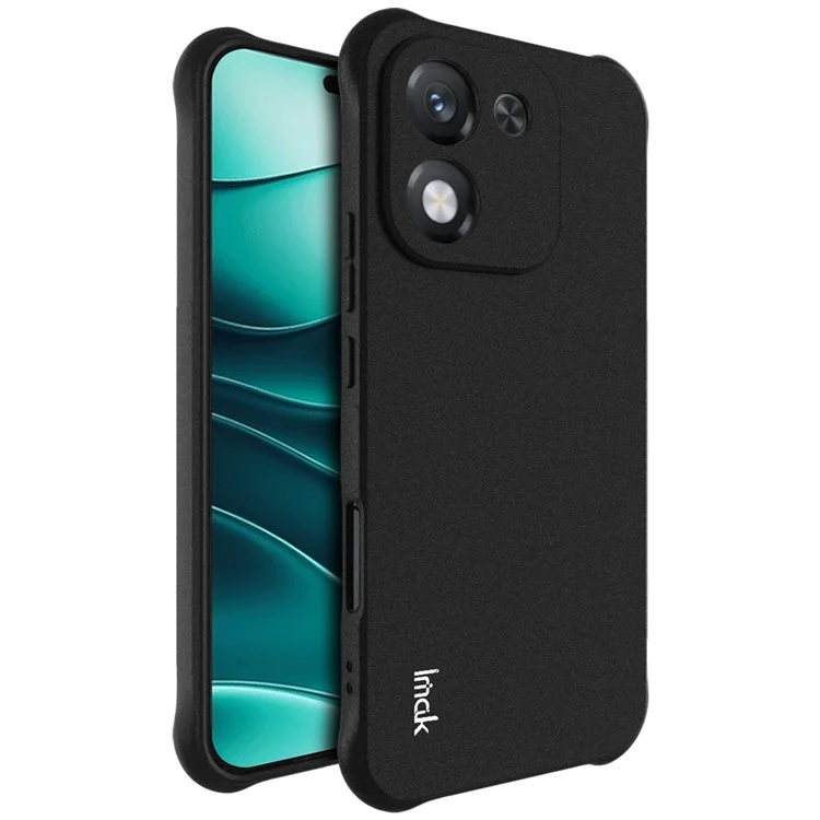 IMAK For Honor X70i Case TPU Phone Cover Airbag Shockproof Protection - Matte Black