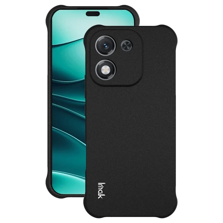 IMAK For Honor X70i Case TPU Phone Cover Airbag Shockproof Protection - Matte Black
