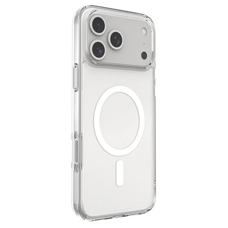 Чехол для iPhone 17 Pro Crystal Clear с поддержкой MagSafe, прозрачный противоударный чехол из ТПУ + поликарбоната