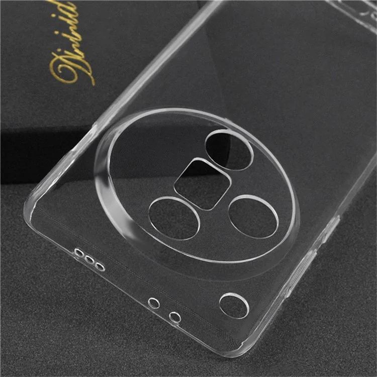 Funda trasera ultrafina de TPU flexible transparente para Oppo Find X7 5G