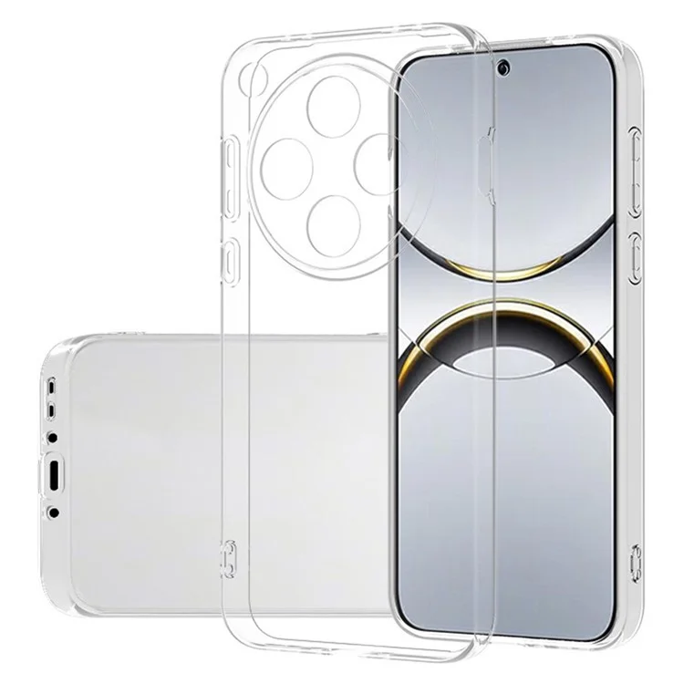 For Oppo Find X8 5G Back Cover Ultra Thin Flexible TPU Clear Phone Case