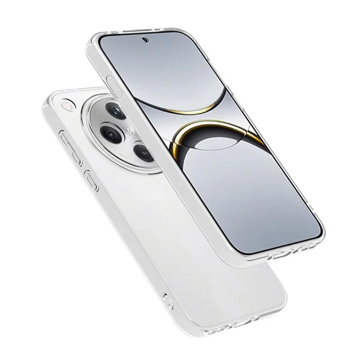 For Oppo Find X8 5G Back Cover Ultra Thin Flexible TPU Clear Phone Case