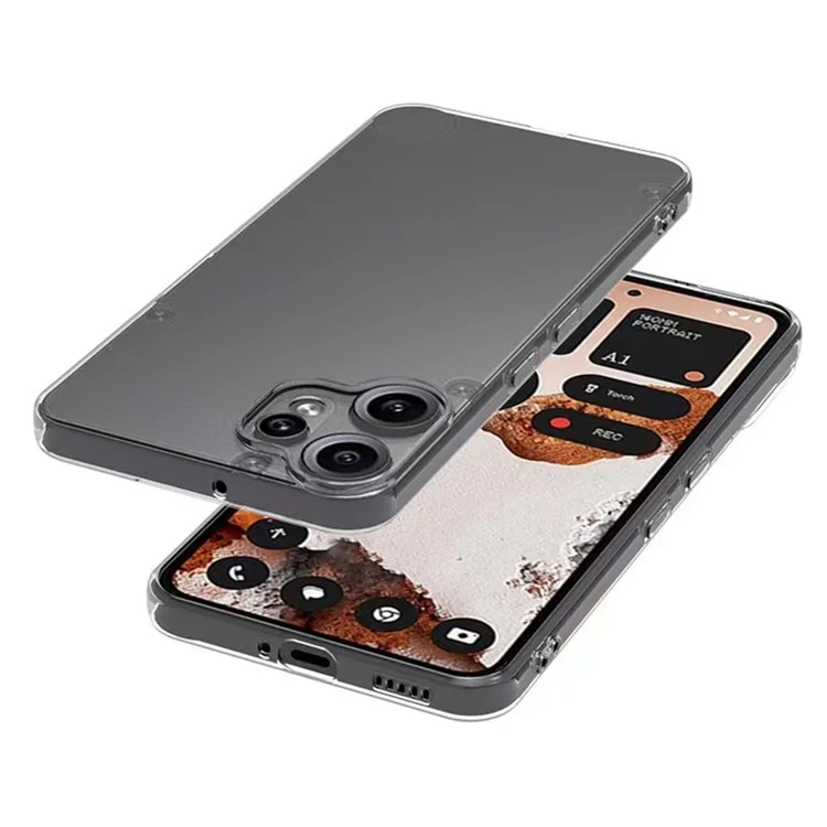 For Nothing CMF Phone 2 Pro Back Cover Ultra Thin Flexible TPU Clear Phone Case