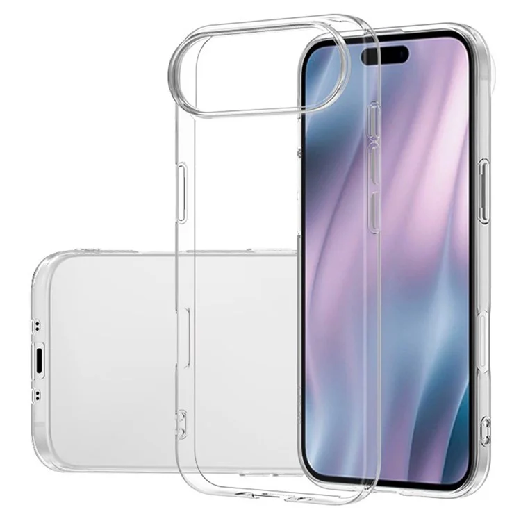 Étui d'air pour iPhone 17 Mince Transparent Coque de téléphone en TPU souple
