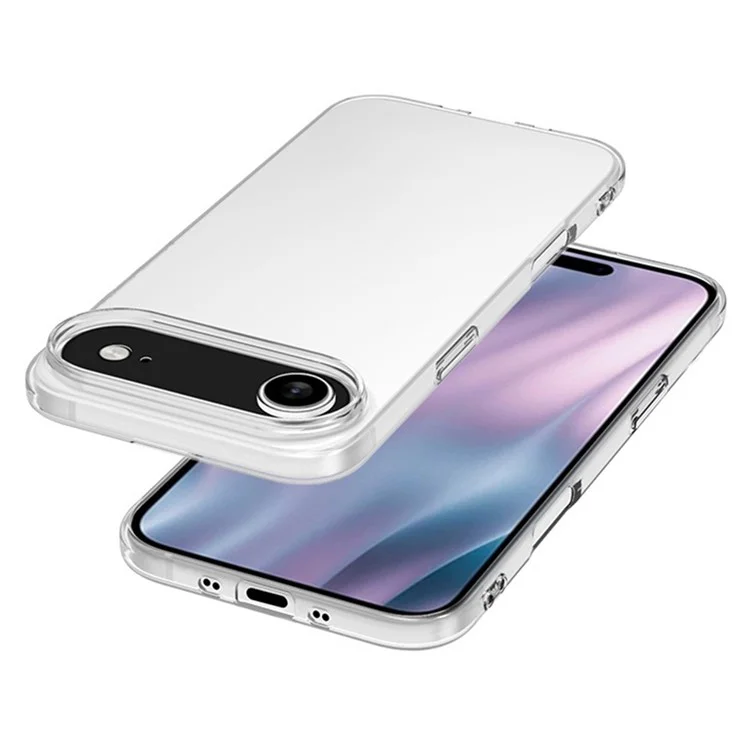 Étui d'air pour iPhone 17 Mince Transparent Coque de téléphone en TPU souple