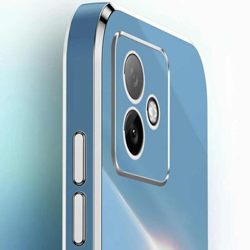 XINLI For Honor X60 GT 5G Case Ring Kickstand Electroplating TPU Phone Cover - Cyan