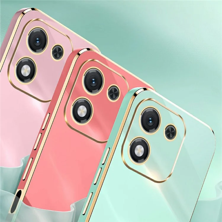 XINLI For Honor X70i Case Ring Kickstand Electroplating TPU Phone Cover - Cyan