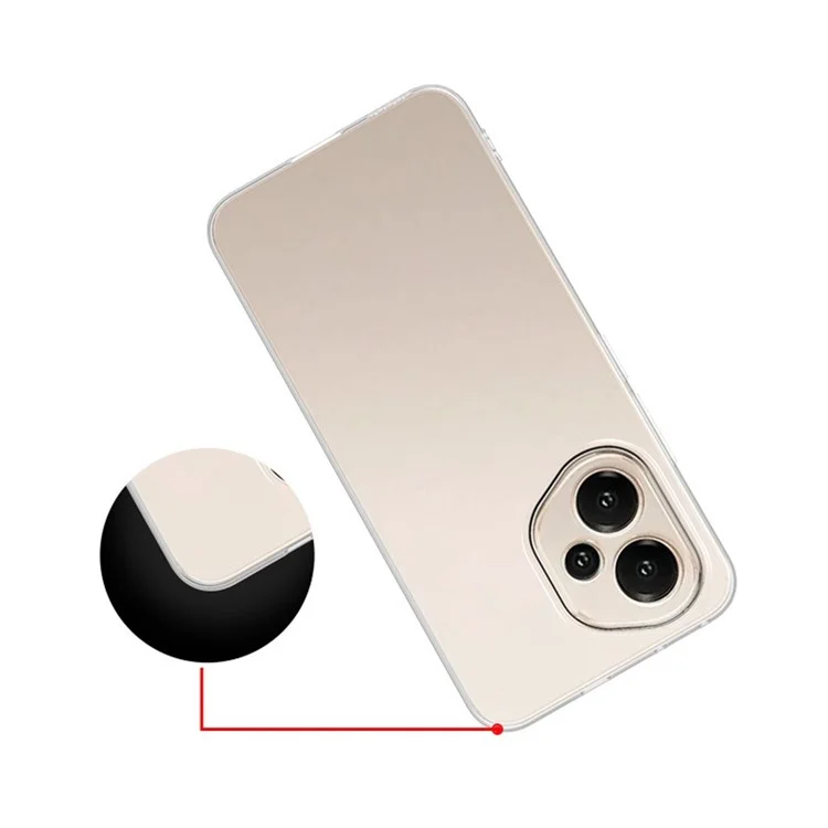 Étui arrière For Honor 400 Pro Ultra Fin Flexible TPU Transparent pour Téléphone