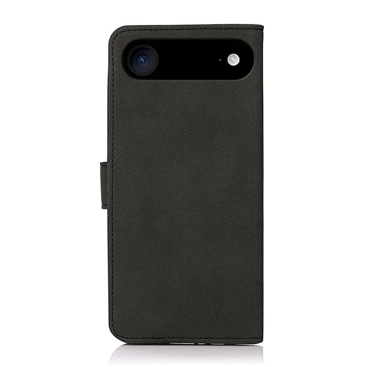 KHAZNEH Pour iPhone 17 Étui à Air en Cuir PU avec Support de Portefeuille - Noir