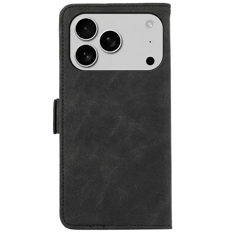 ABEEL Чехол для iPhone 17 Pro из искусственной кожи, откидной, с функцией просмотра, блокировкой RFID - черный