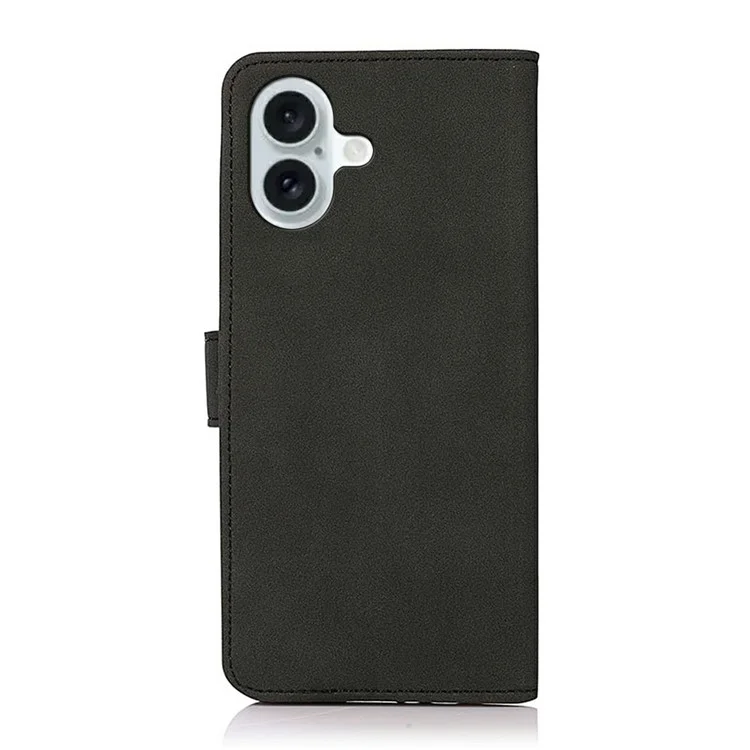 KHAZNEH Чехол-кошелек из искусственной кожи для iPhone 17 с подставкой - Черный