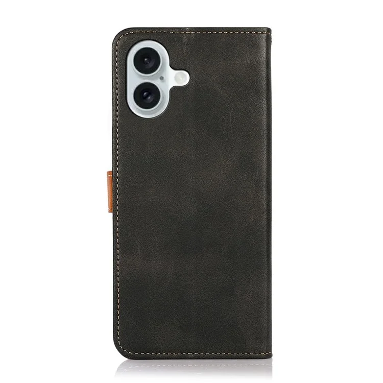 KHAZNEH per iPhone 17 Custodia Portafoglio con Supporto in Pelle con Copertura a Libro - Nero