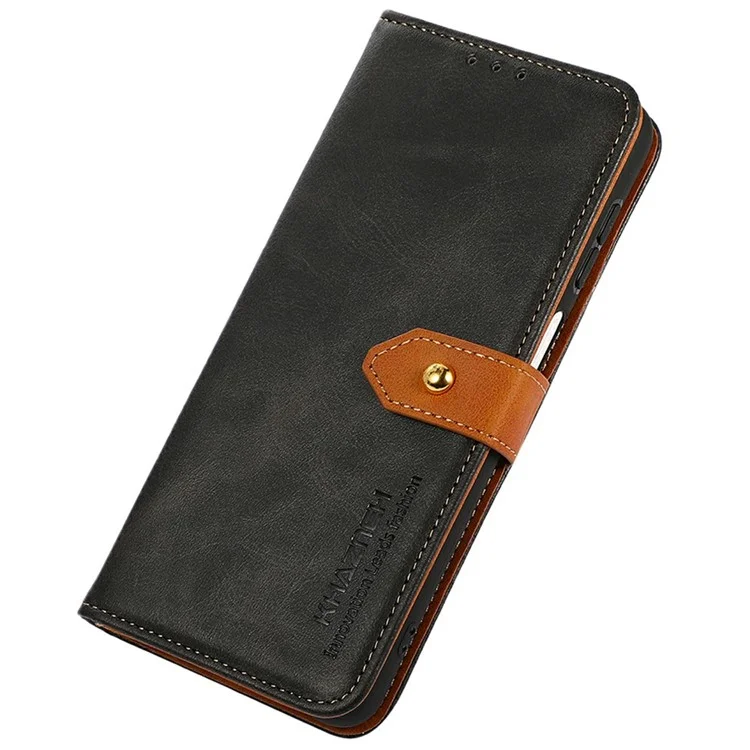 KHAZNEH für iPhone 17 Pro Wallet Handyhülle mit Ständer Leder Flip Cover - Schwarz