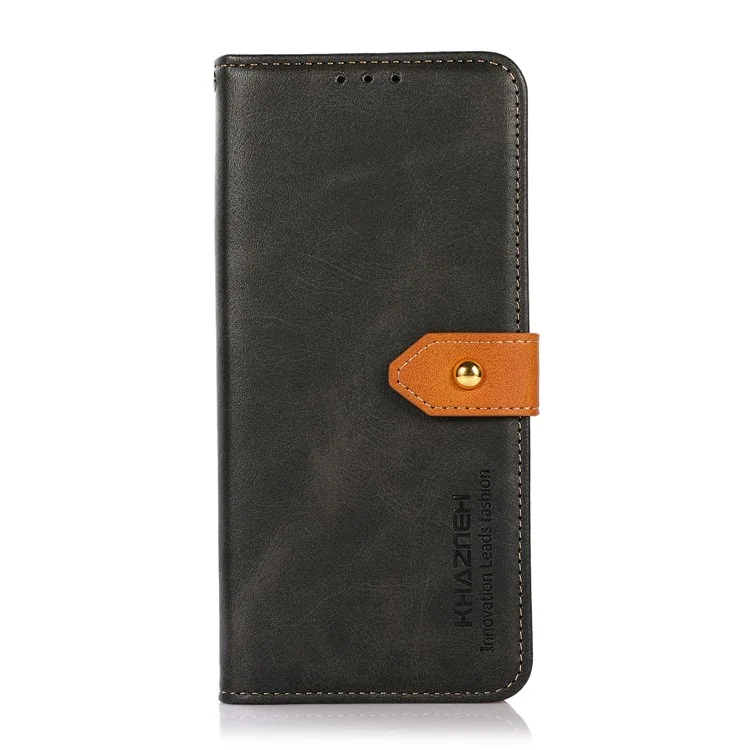 KHAZNEH für iPhone 17 Pro Wallet Handyhülle mit Ständer Leder Flip Cover - Schwarz