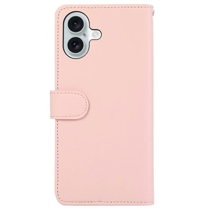 For iPhone 17 Case RFID Blocking Flip Leather Phone Cover - Pink