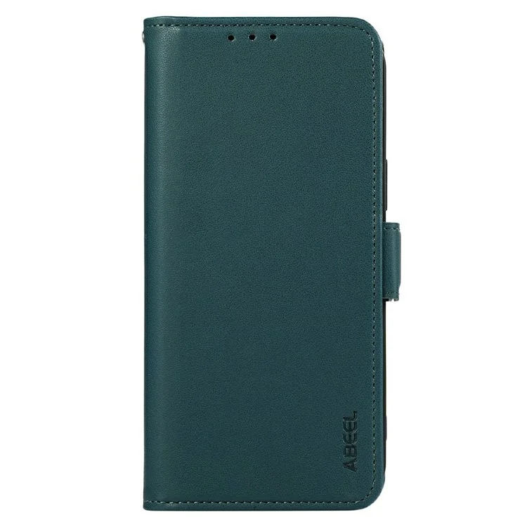 ABEEL For iPhone 17 Case Leather Phone Cover with RFID Blocking Wallet - Green