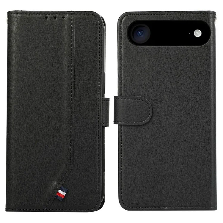 For iPhone 17 Air Case RFID Blocking Flip Leather Phone Cover - Black