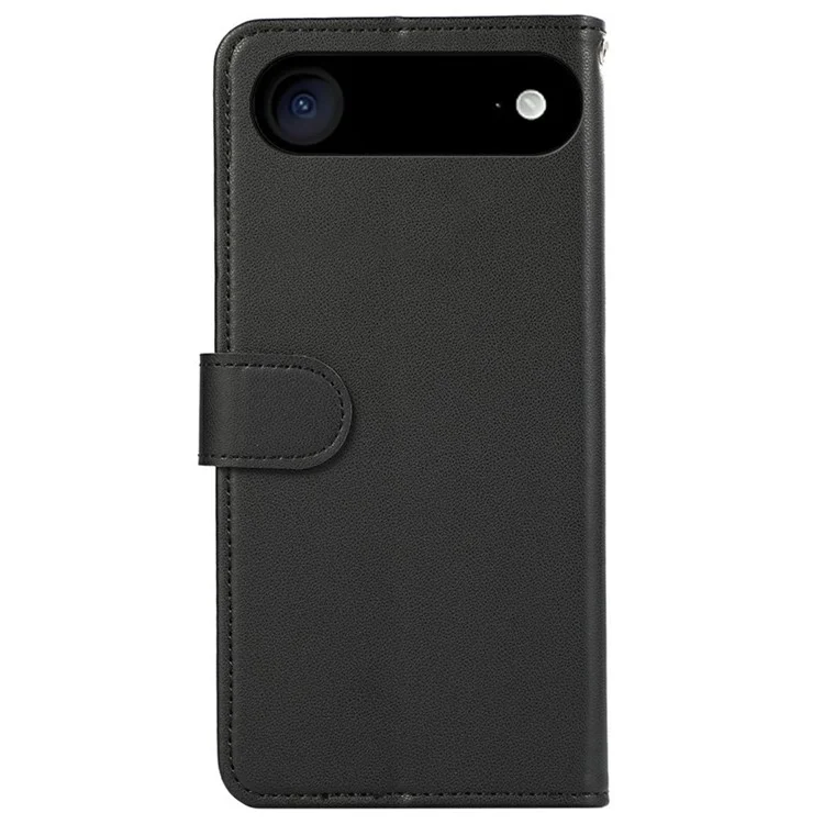 For iPhone 17 Air Case RFID Blocking Flip Leather Phone Cover - Black