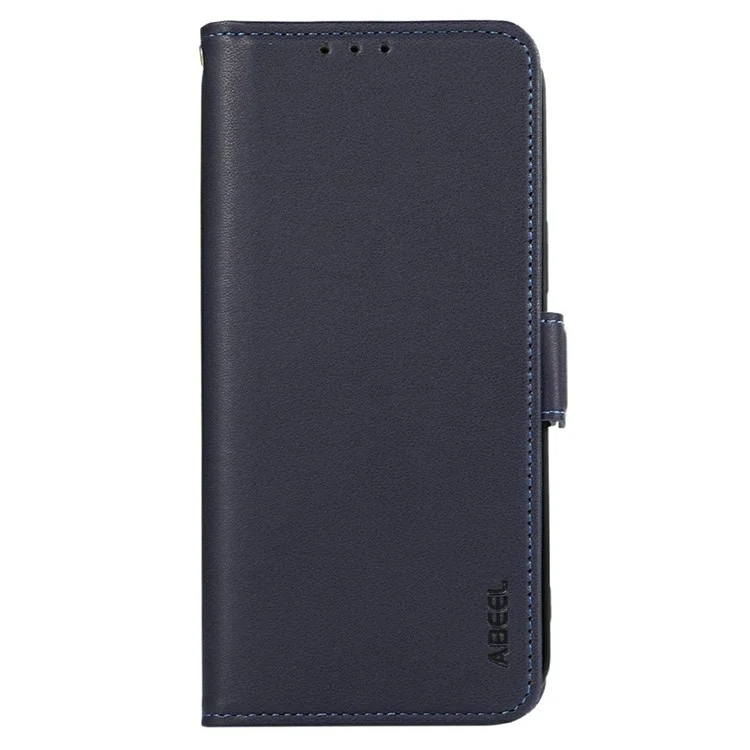 ABEEL For iPhone 17 Air Case Leather Phone Cover with RFID Blocking Wallet - Blue