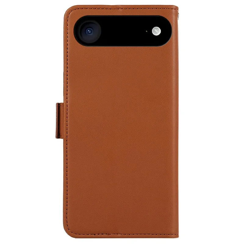 ABEEL For iPhone Air Case Leather Phone Cover with RFID Blocking Wallet - Brown