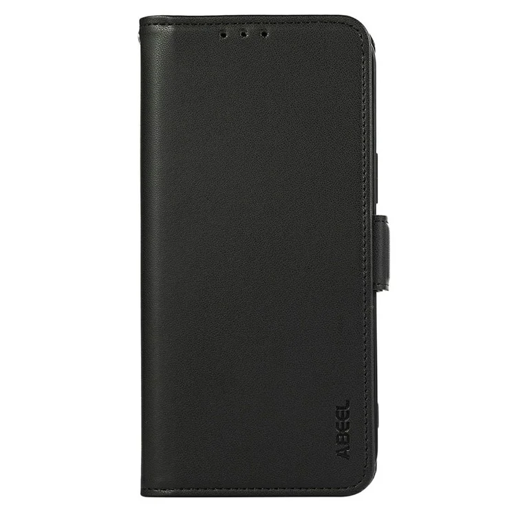 ABEEL для iPhone 17 Pro Чехол из кожи с блокировкой RFID-карт и отделением для карт - Черный
