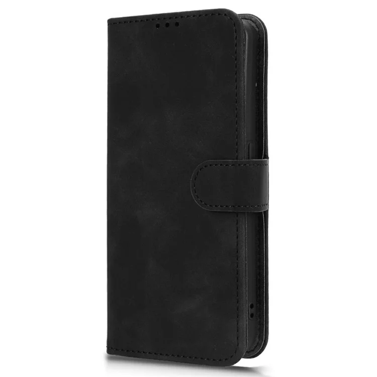 For Nothing CMF Phone 2 Pro Leather Case Skin Feel Anti Drop Wallet Flip Phone Cover - Black