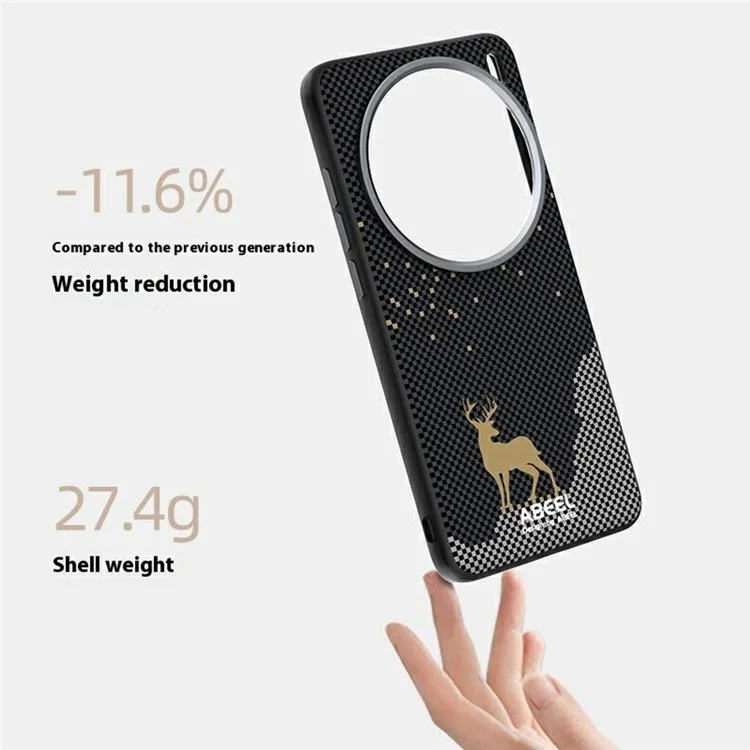 ABEEL For vivo X200s 5G Case Compatible with MagSafe Ultra Slim PC TPU Phone Back Cover - Deer