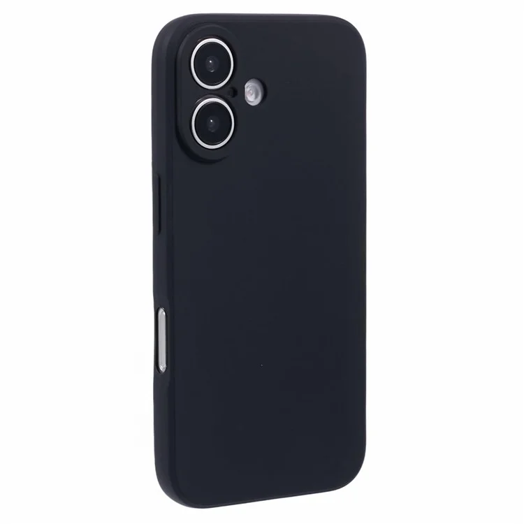 Acquisto all'ingrosso per Cover iPhone 16 con Bordi Dritti in TPU Morbido Opaco - Nero